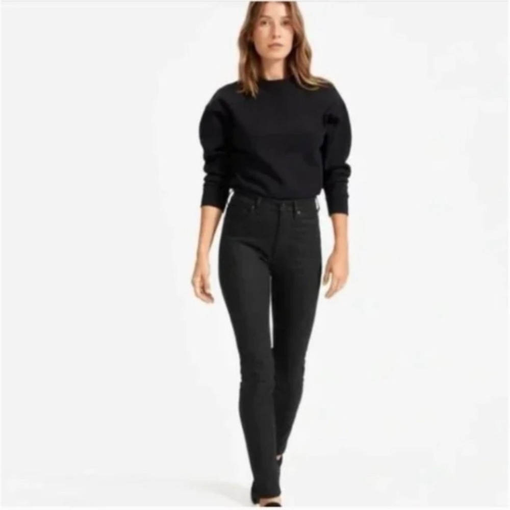 Everlane The High-Rise Skinny Jean Ankle Length Black Size 26